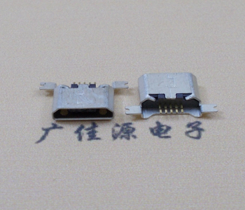 桥头镇MK USB B Type 沉板0.9母座后两脚SMT口不卷边